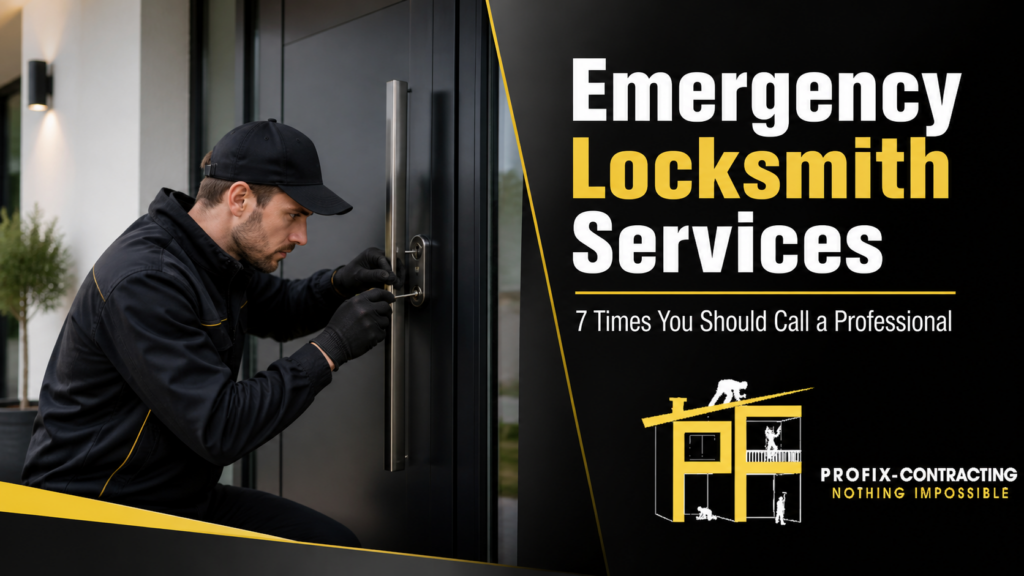 Emergency Locksmith Services 7 Times You Should Call A Professional